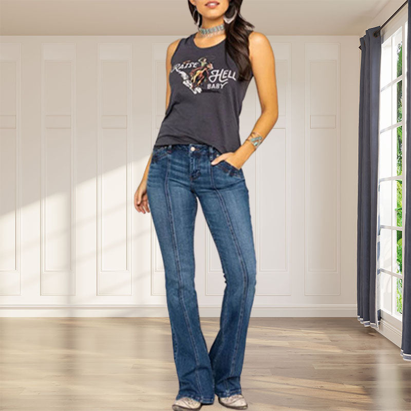 Trendy Flared Jeans