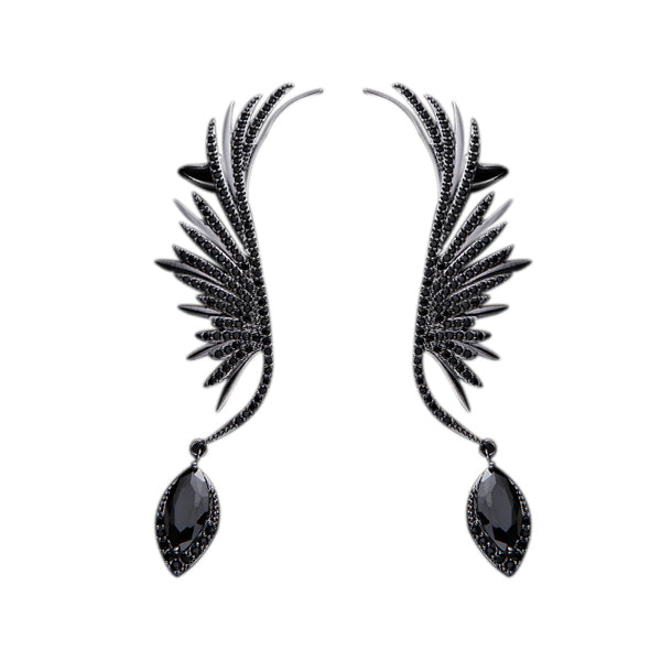 Angel's Wings Climber Earrings