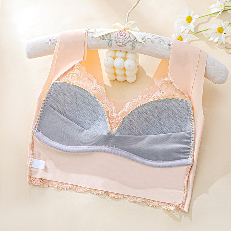 Seamless Lace One Piece Bra