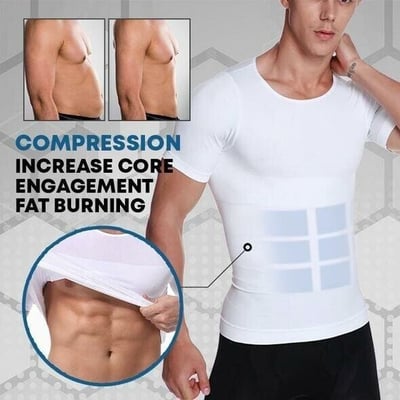 Men's Body Shaping Short Sleeve