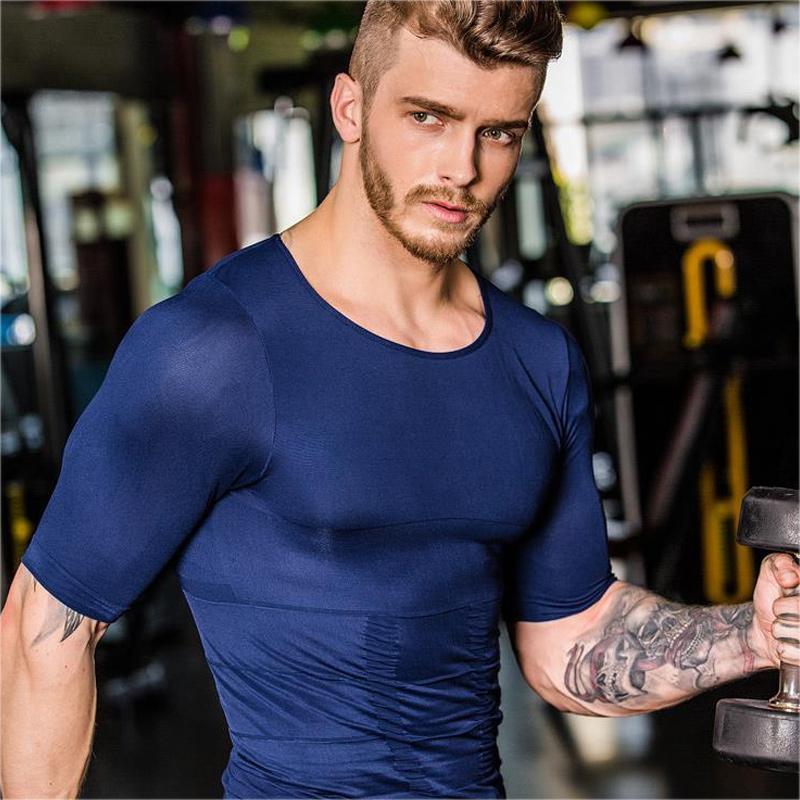 Men's Body Shaping Short Sleeve