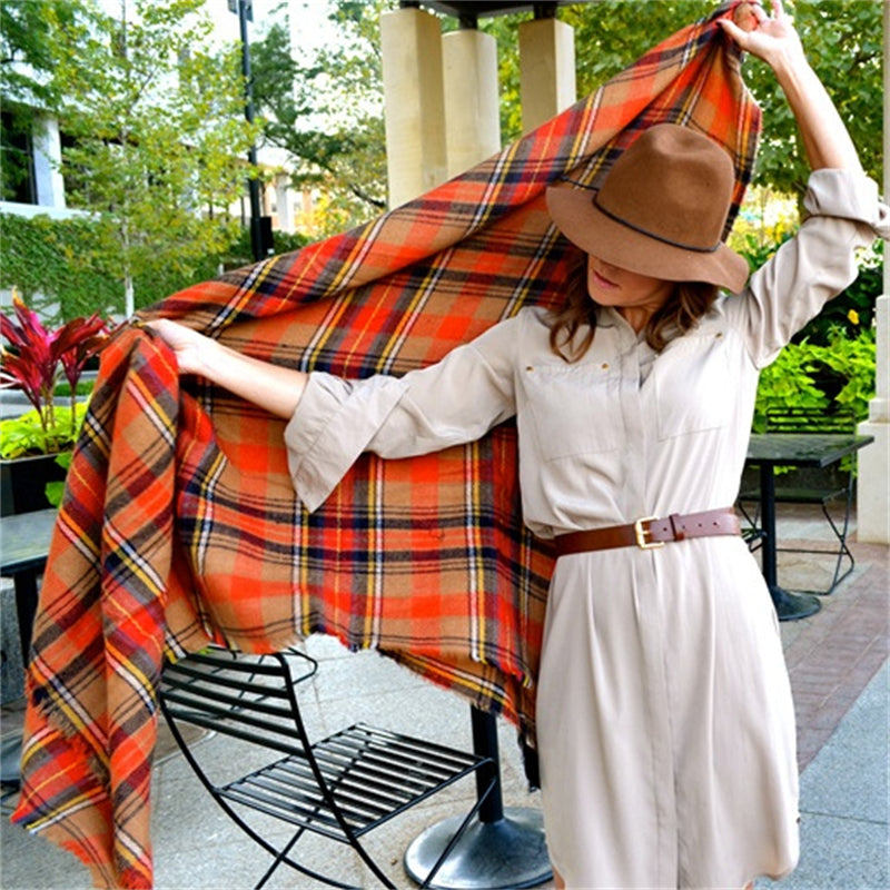 Soft Long Lattice Large Scarf