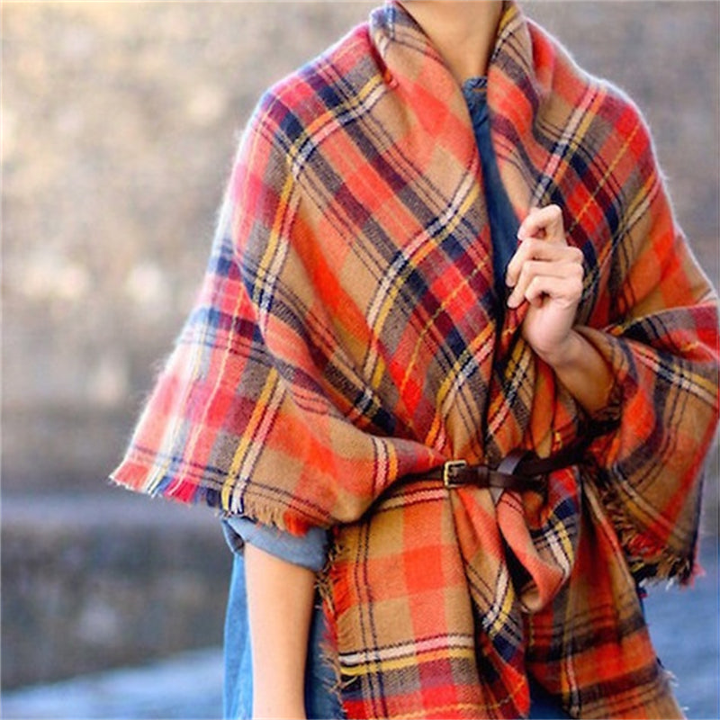 Soft Long Lattice Large Scarf