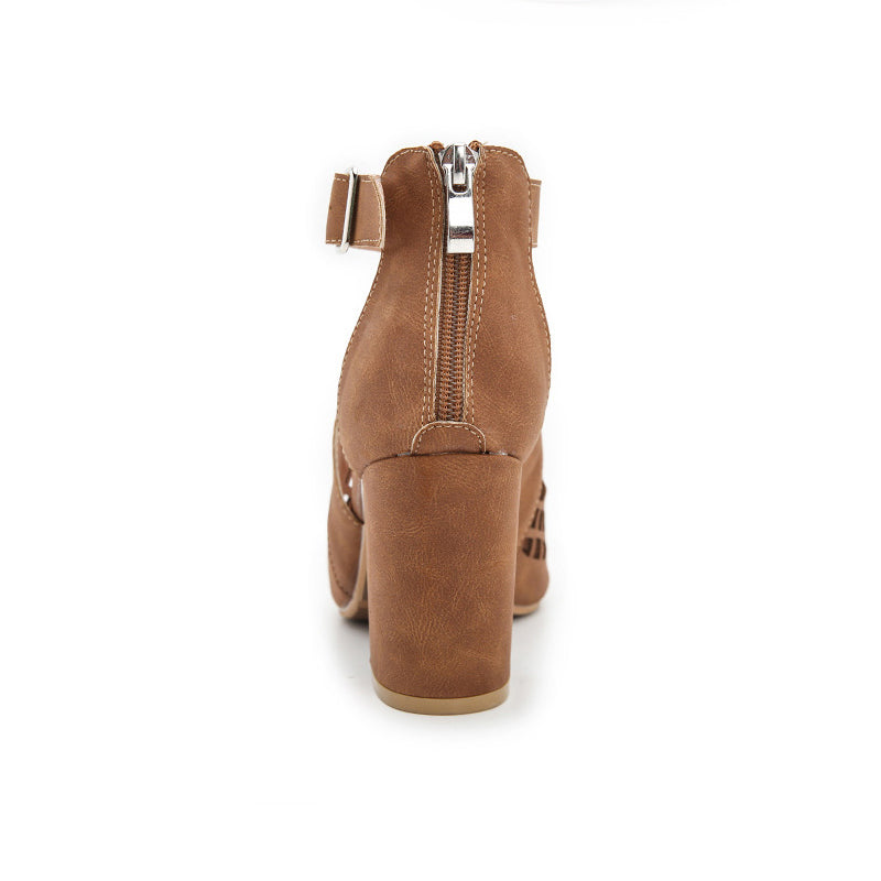 Open Toe Hollow Wedge Sandals