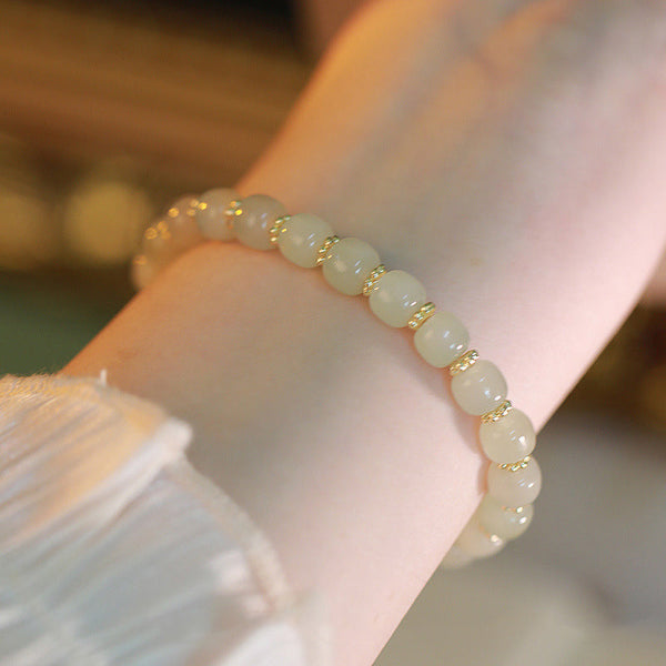Elegant Hetian Jade Bracelet
