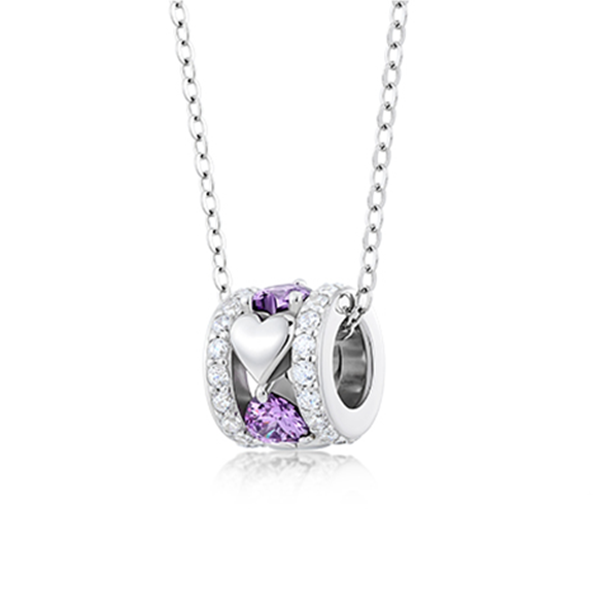 Withinhand Annulus Microset Clavicle Chain Necklace
