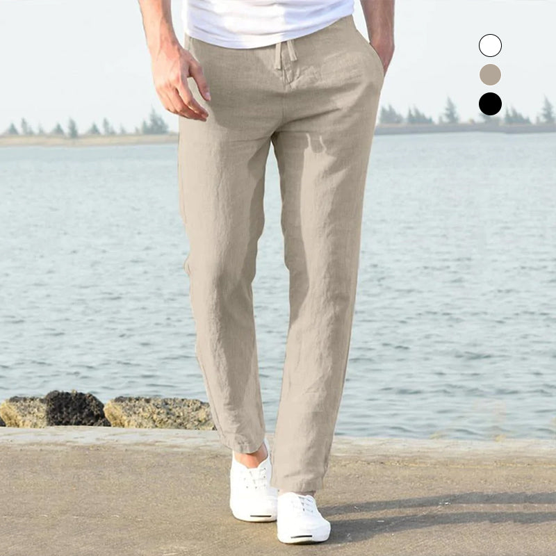 Men's Casual Cotton Linen Pants