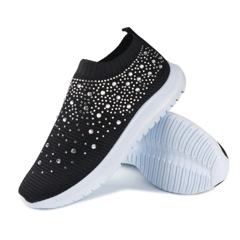 Diamond-studded Sneakers