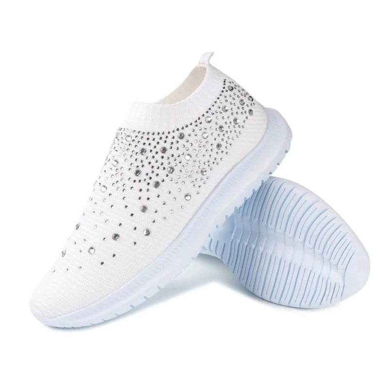 Diamond-studded Sneakers