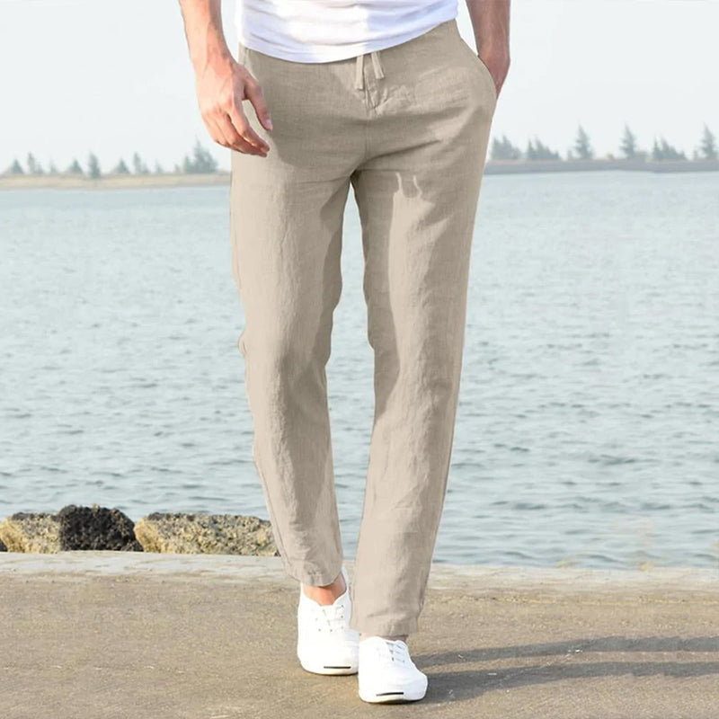 Men's Casual Cotton Linen Pants