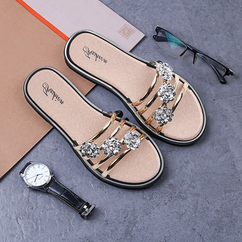 Floral Beach Sandals