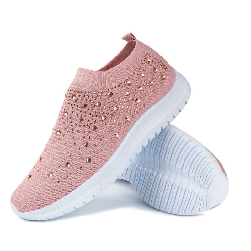 Diamond-studded Sneakers