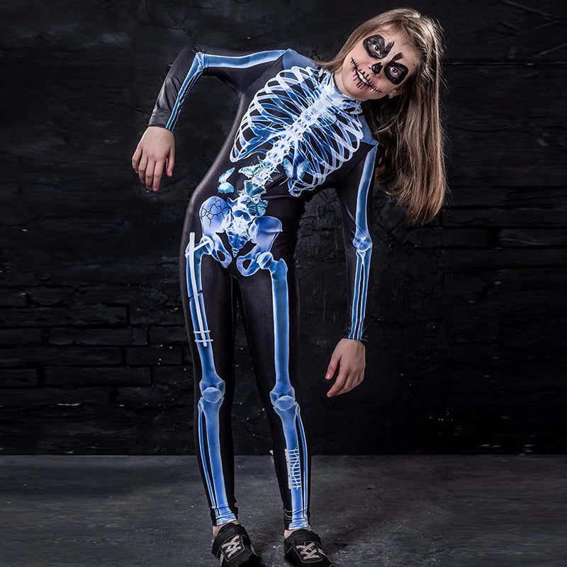 Halloween Kid's Skull Bodysuit