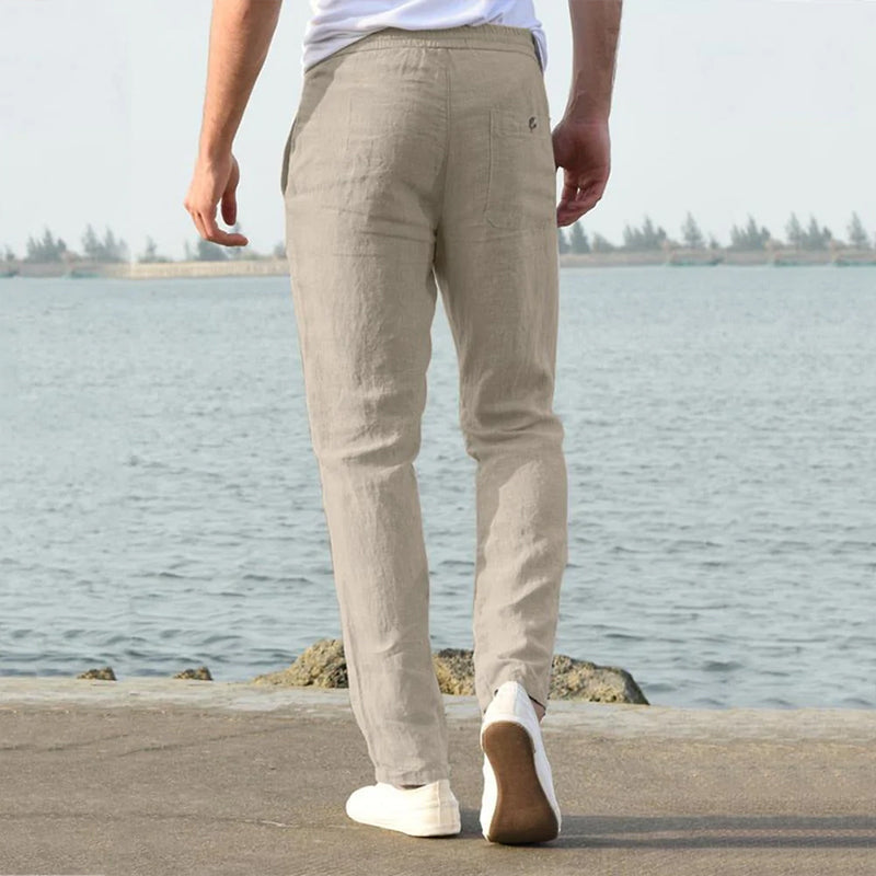 Men's Casual Cotton Linen Pants