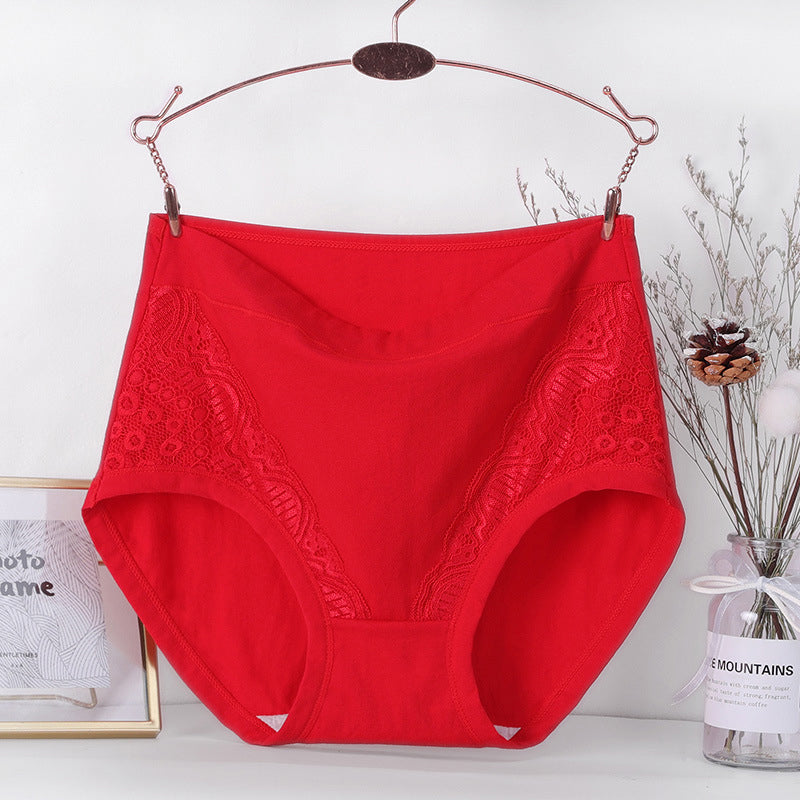 Plus Size High Waist Leakproof Cotton Panties