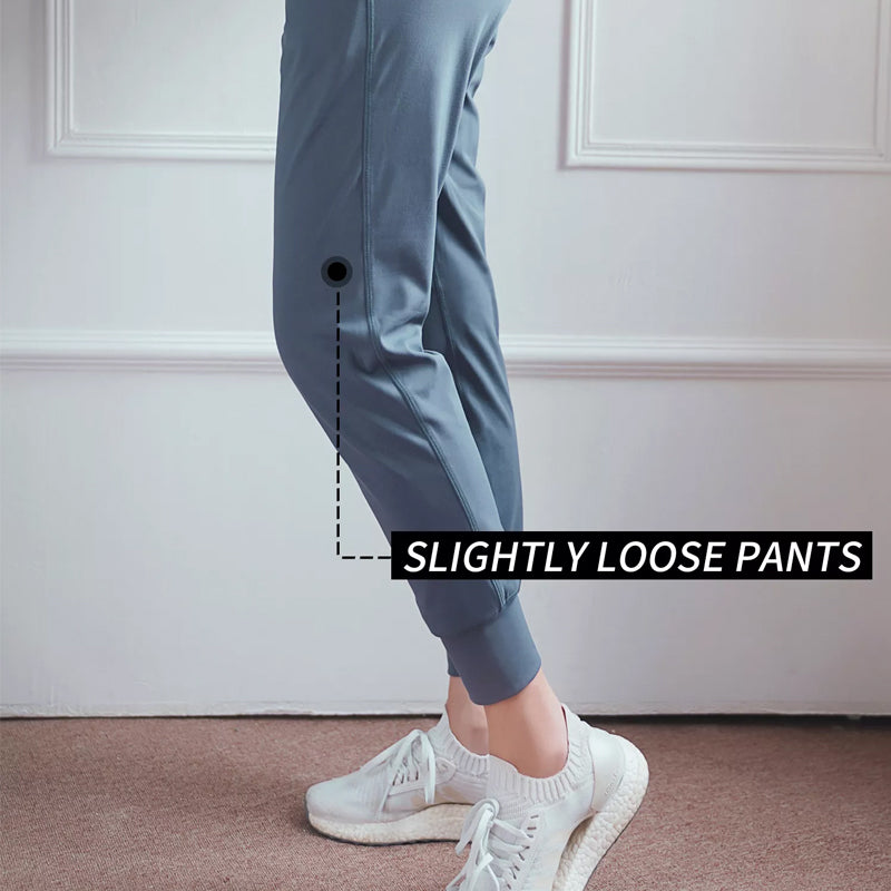High-Rise Slim Cropped Jogger Pants