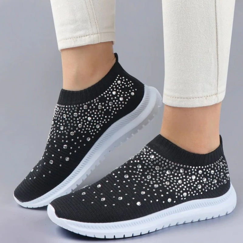 Diamond-studded Sneakers