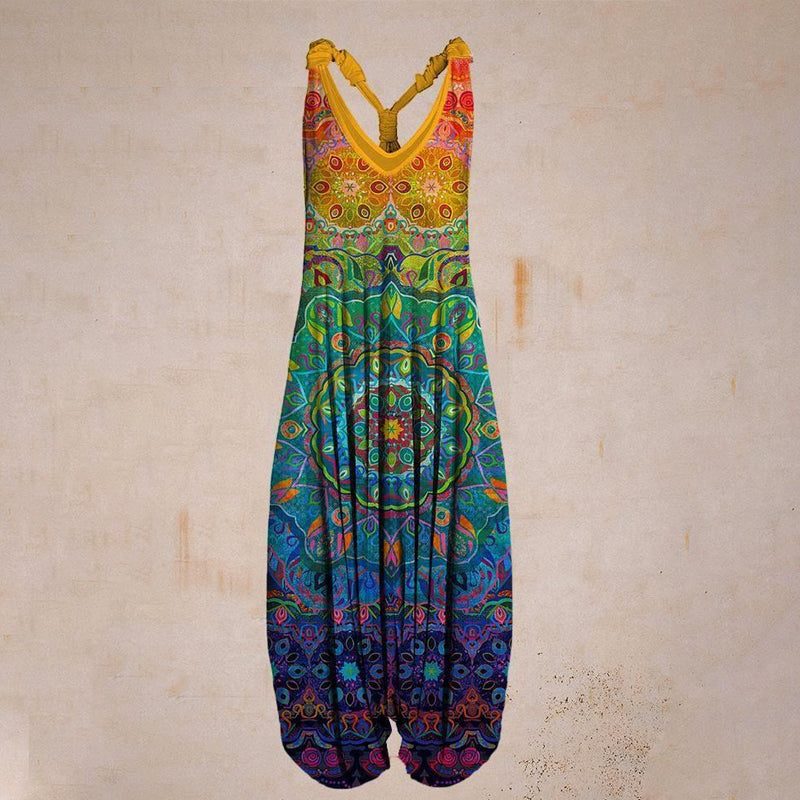 Colorful Pattern Jumpsuit