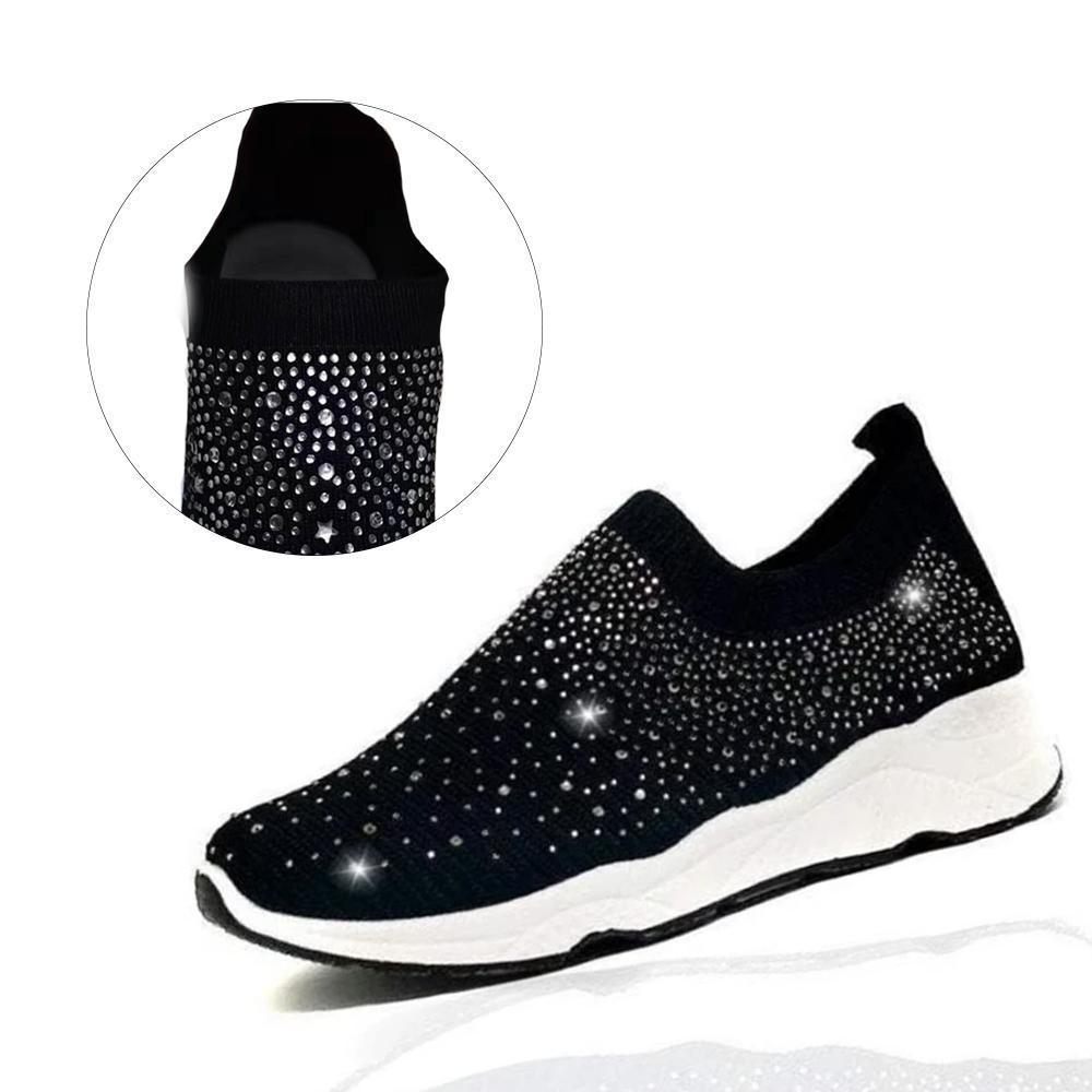 Diamond-studded Sneakers