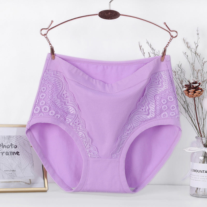 Plus Size High Waist Leakproof Cotton Panties