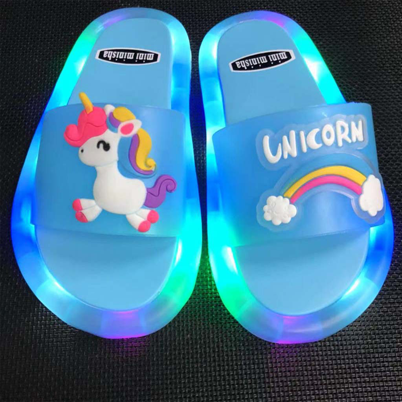 LED Happy Slippers For Children