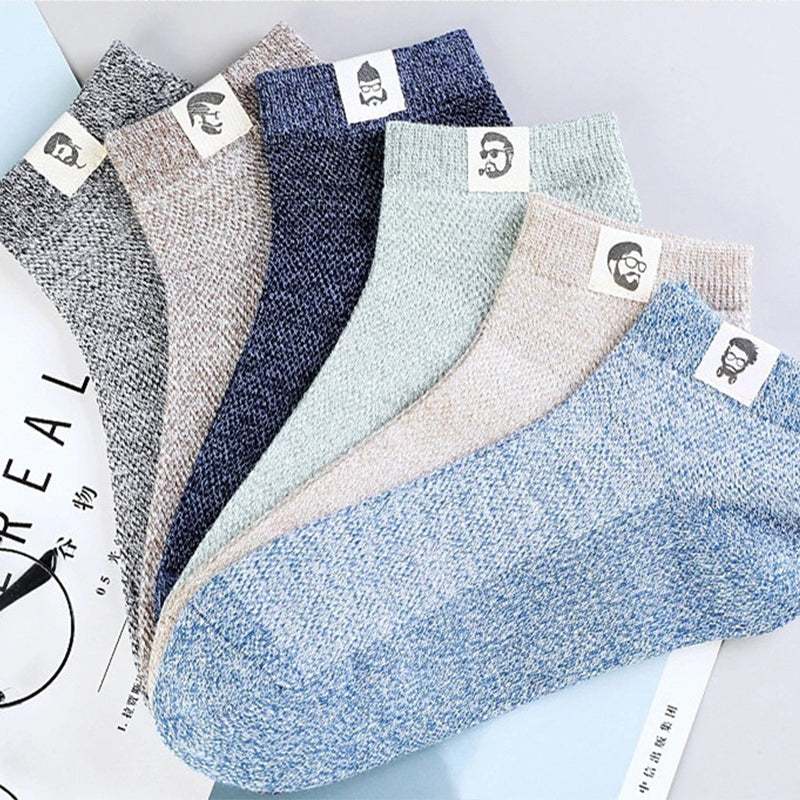 Men‘s Business Breathable Anti-bacterial Deodorant Socks（5PCS）
