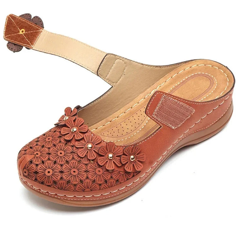 Retro Chic Hole Sandals