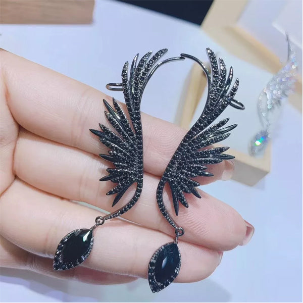 Angel's Wings Climber Earrings
