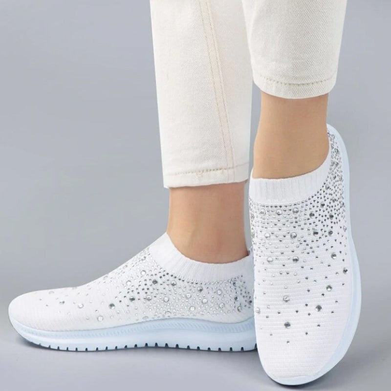 Diamond-studded Sneakers