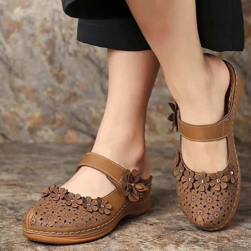 Retro Chic Hole Sandals