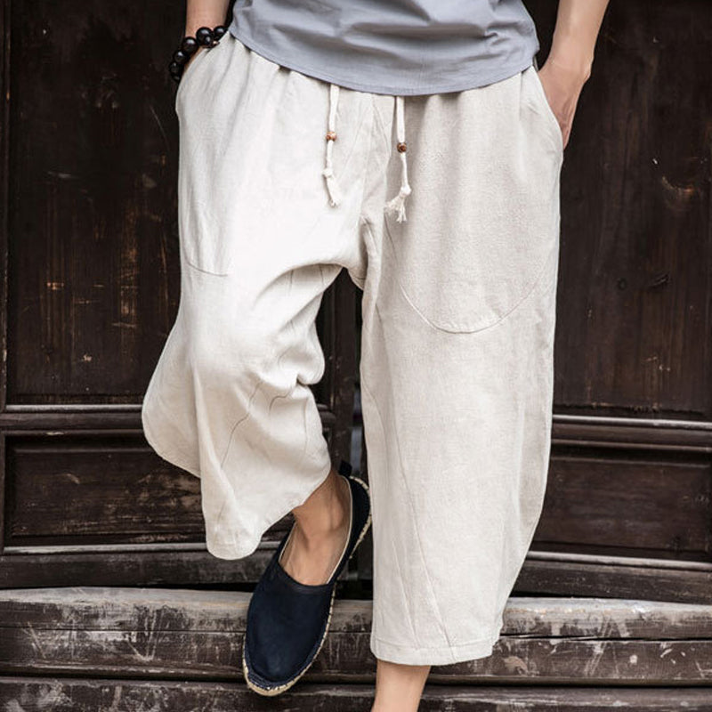 Men's Loose Linen Casual Pants