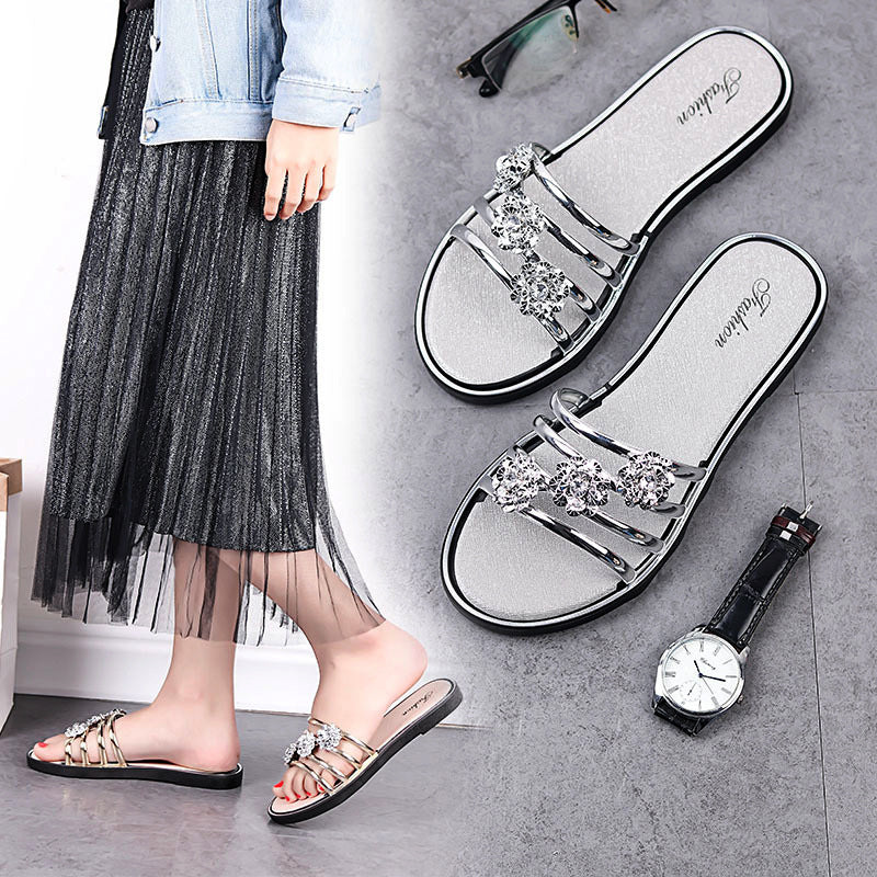 Floral Beach Sandals