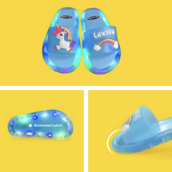 LED Happy Slippers For Children