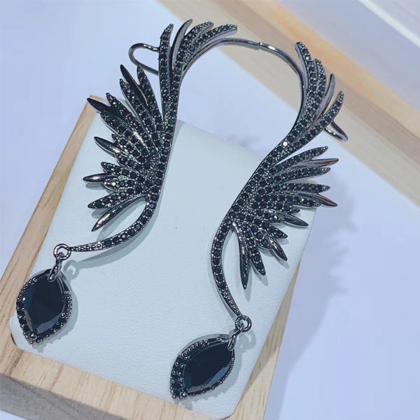 Angel's Wings Climber Earrings