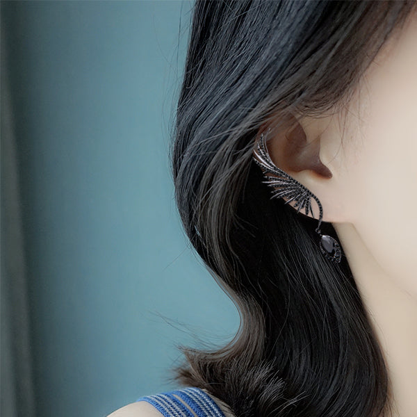 Angel's Wings Climber Earrings