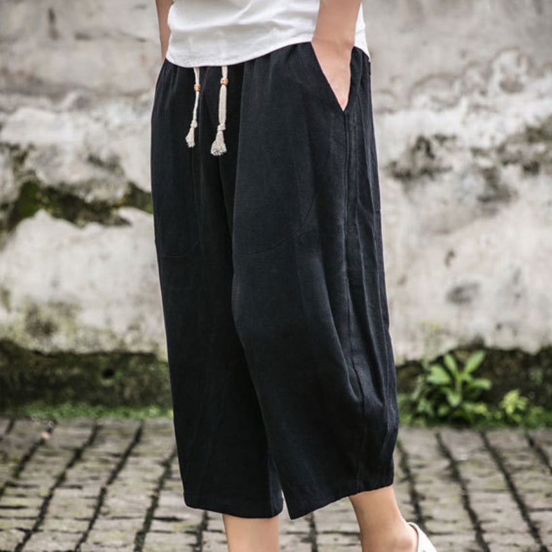 Men's Loose Linen Casual Pants