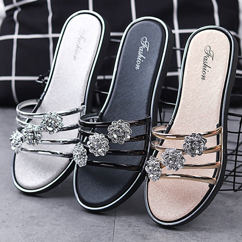 Floral Beach Sandals