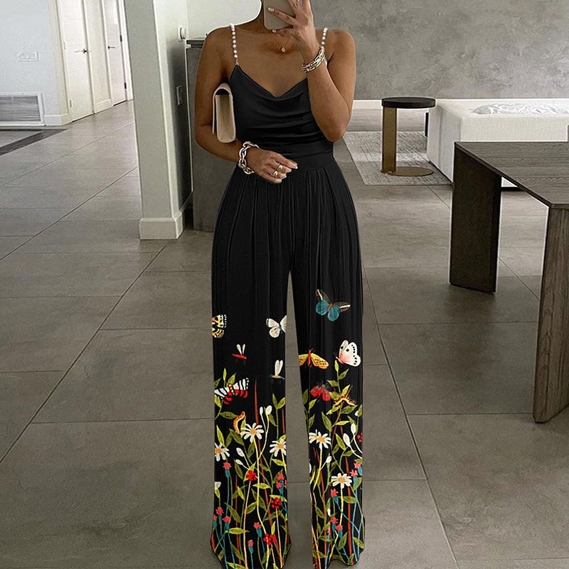 Soft Loose Strapped Jumpsuit