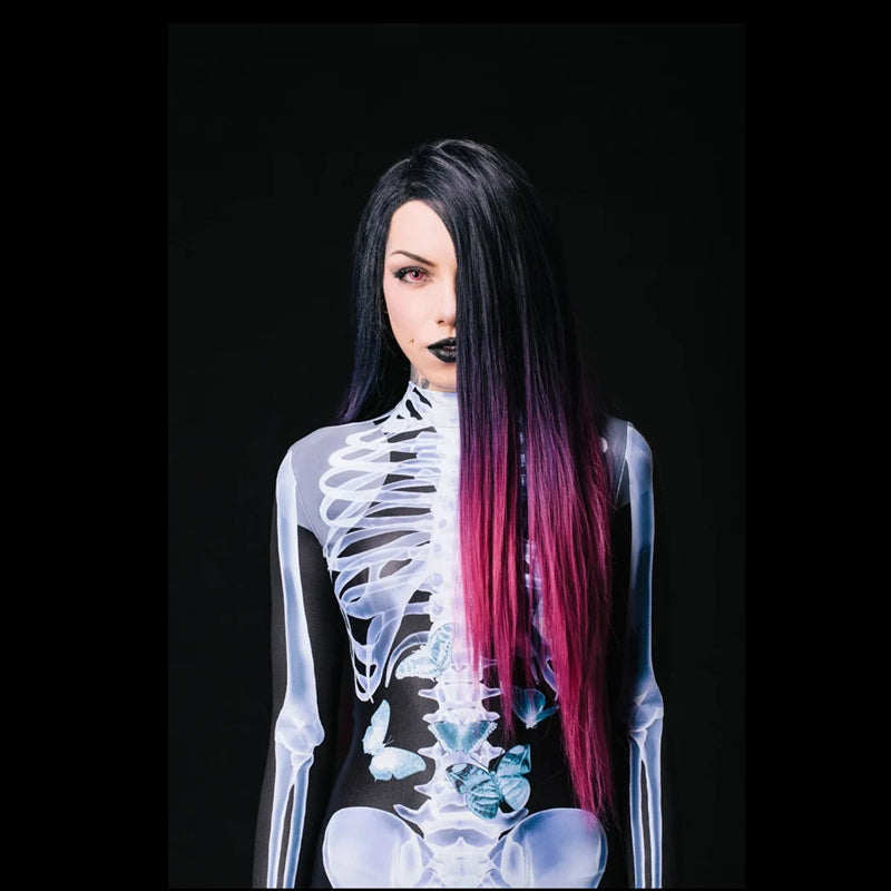 Halloween Sexy Skull Bodysuit