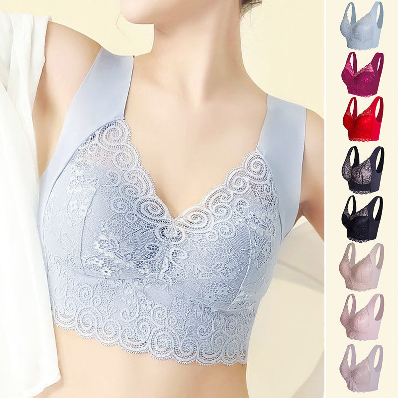 Seamless Lace One Piece Bra