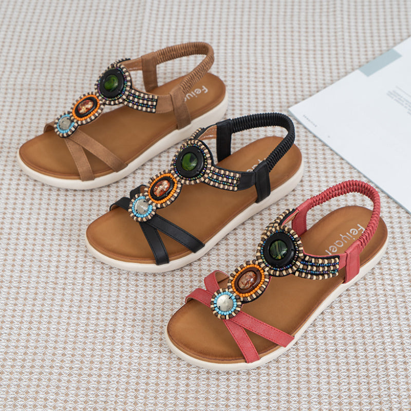 Retro Bohemian Ladies Sandals