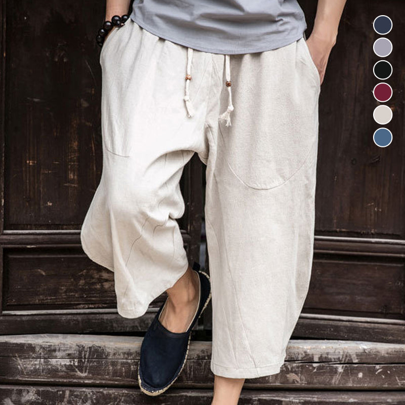 Men's Loose Linen Casual Pants