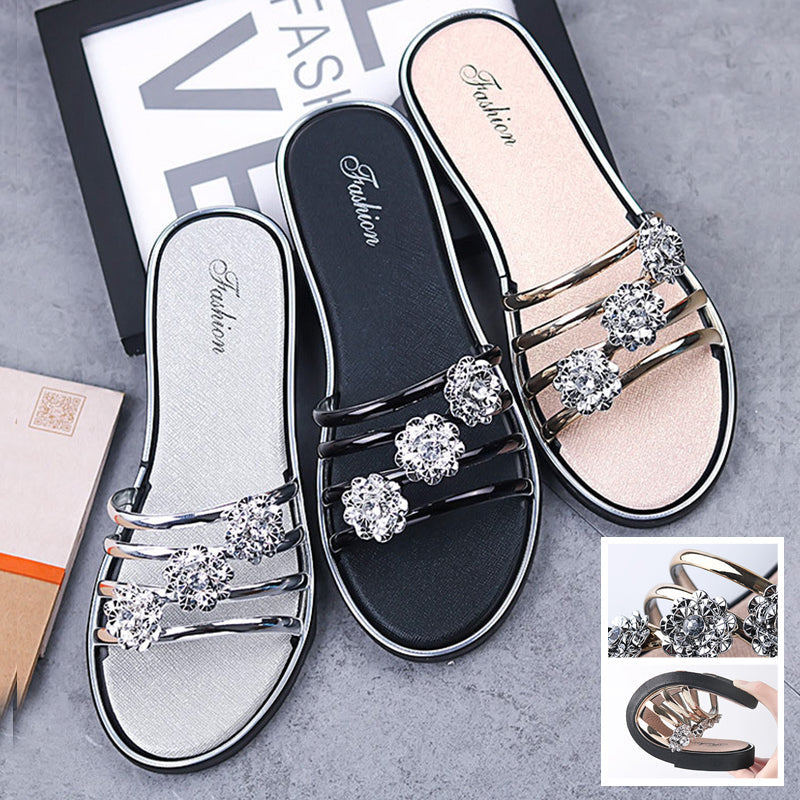 Floral Beach Sandals