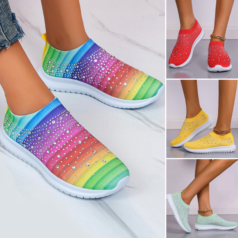 Diamond-studded Sneakers