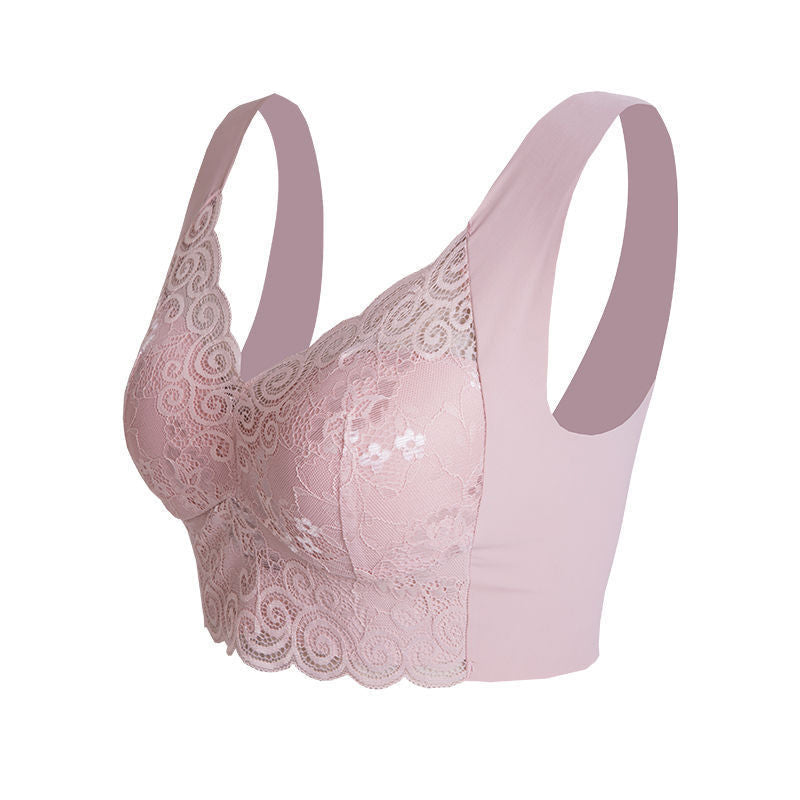 Seamless Lace One Piece Bra
