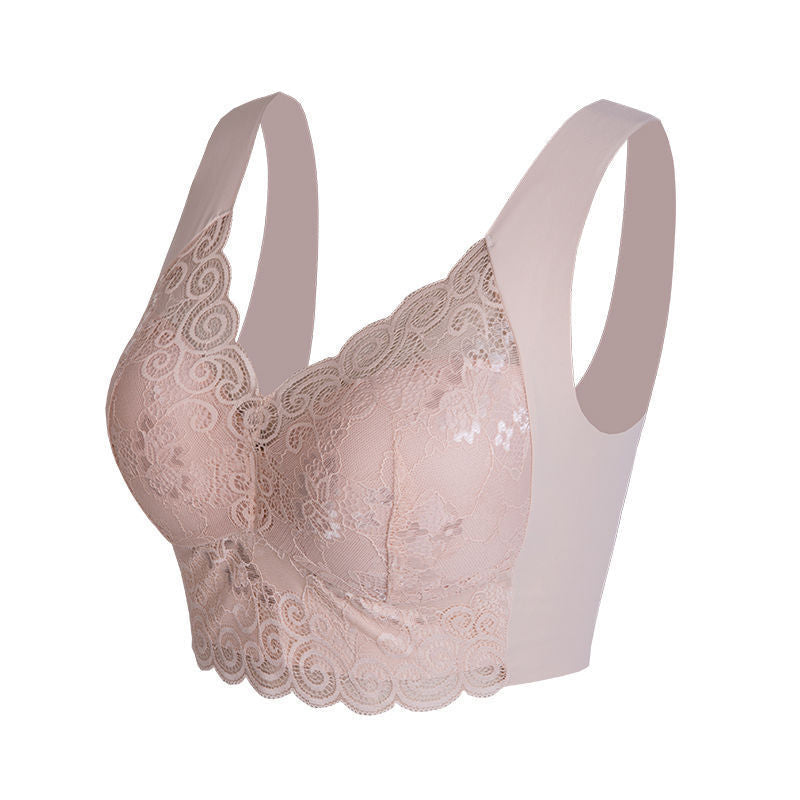 Seamless Lace One Piece Bra