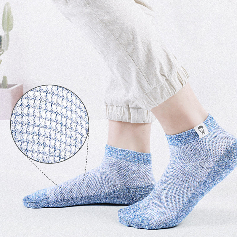 Men‘s Business Breathable Anti-bacterial Deodorant Socks（5PCS）