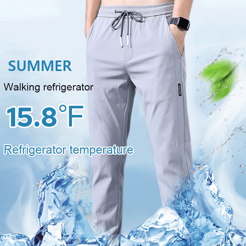 Ice Silk Casual Pants