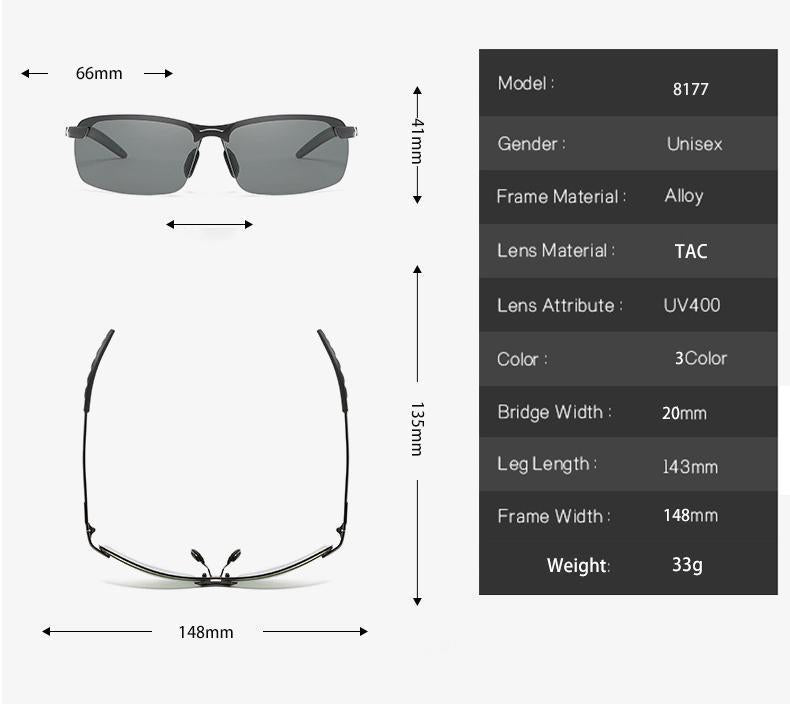 Photochromic Sunglasses With Polarized Lens