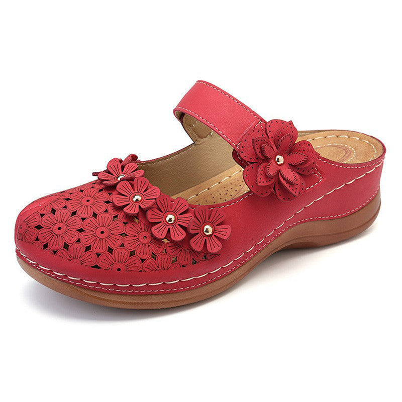 Retro Chic Hole Sandals